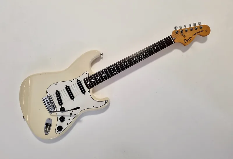 Photo of a Squier Stratocaster (Electric guitar)